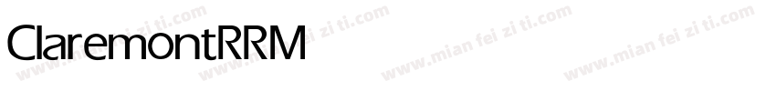ClaremontRR Medium字体转换